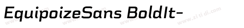 EquipoizeSans BoldIt字体转换